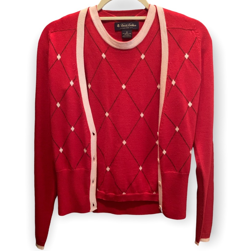 Brooks Brothers 2 Piece Set - Top & Cardigan XS